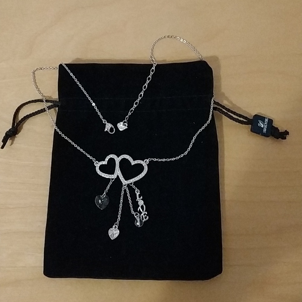 Swarovski Love necklace